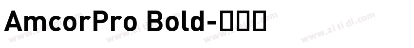AmcorPro Bold字体转换